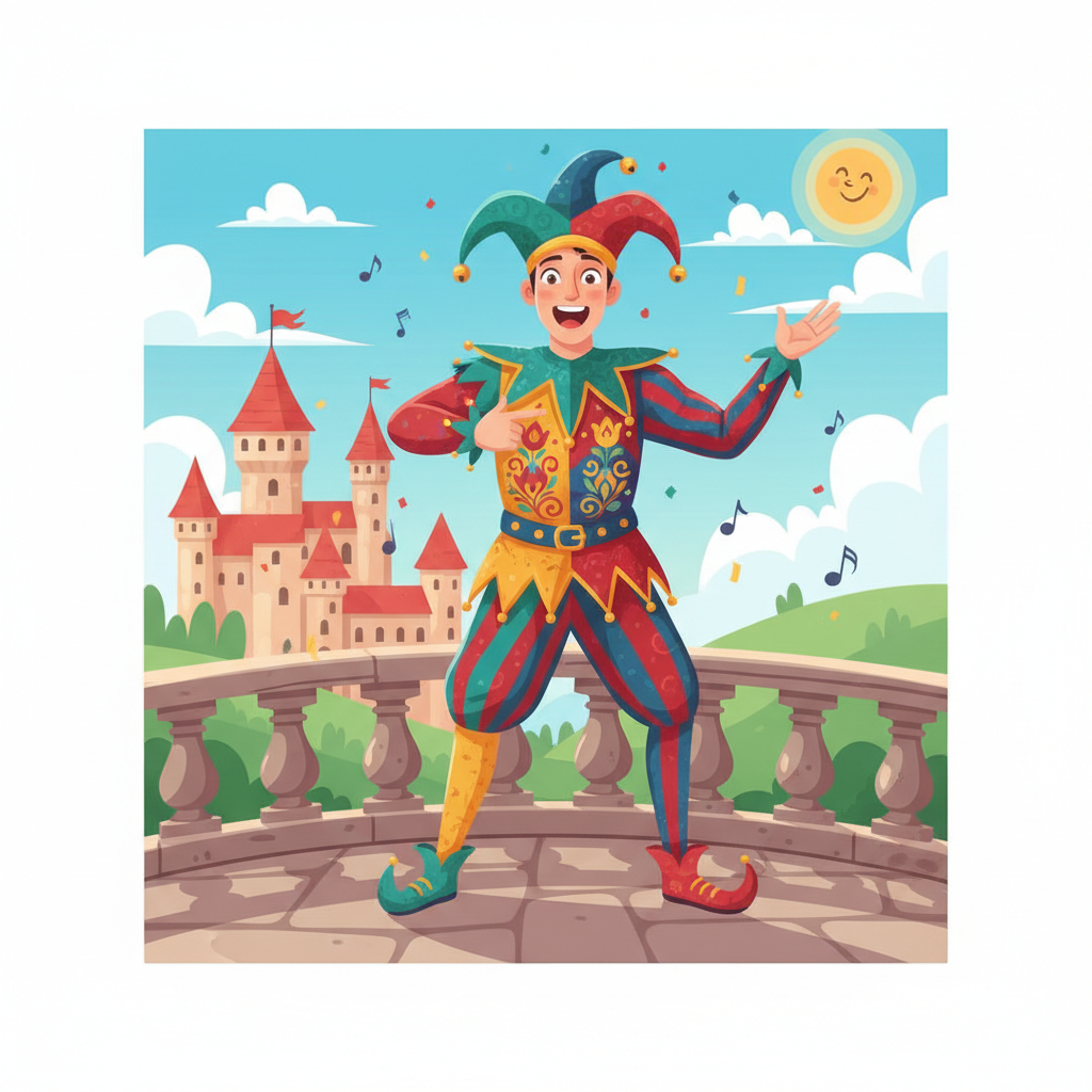 Memory hook illustration for the word Jestem…