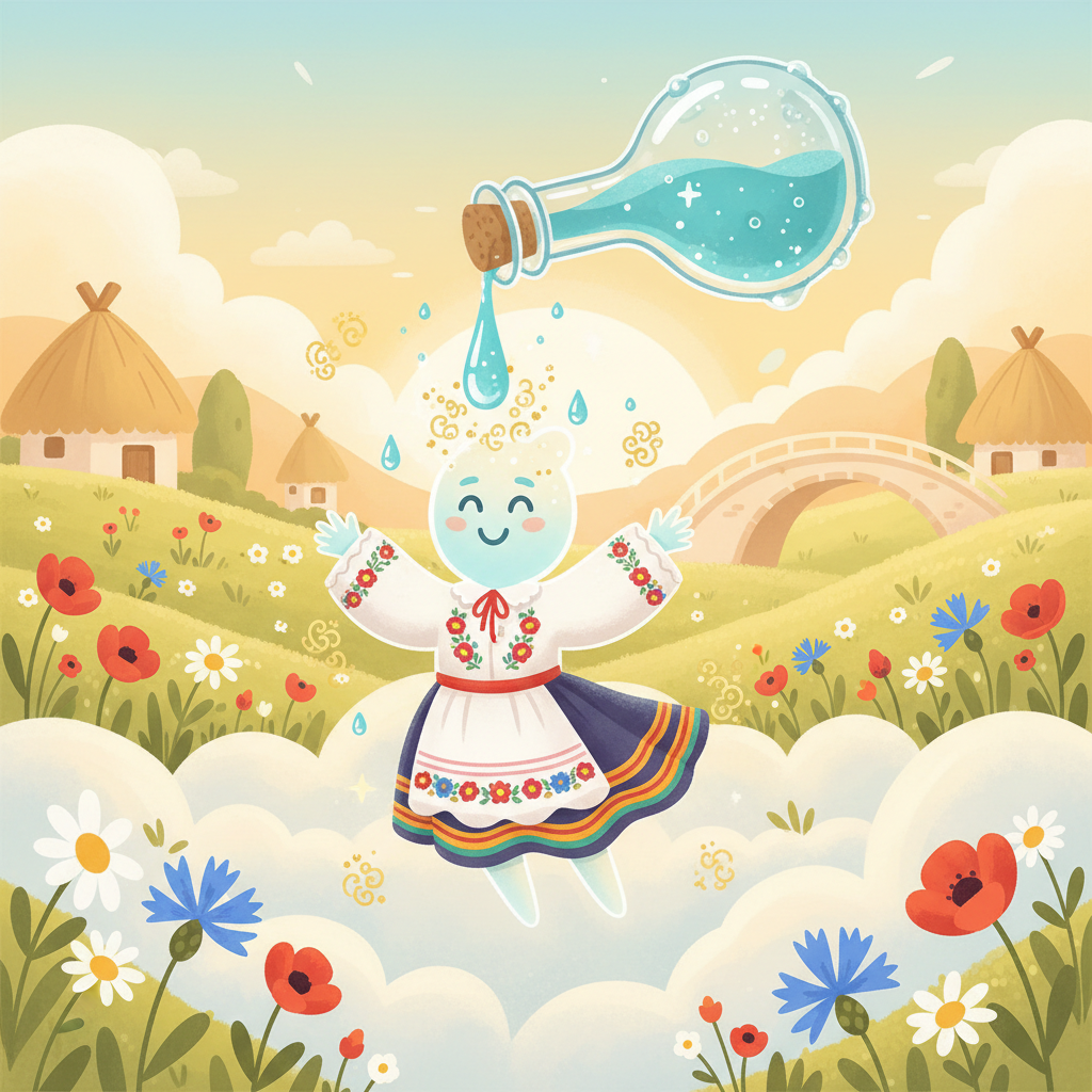 Memory hook illustration for the word dusza