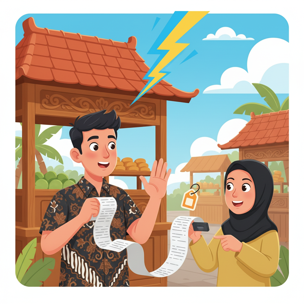Memory hook illustration for the word